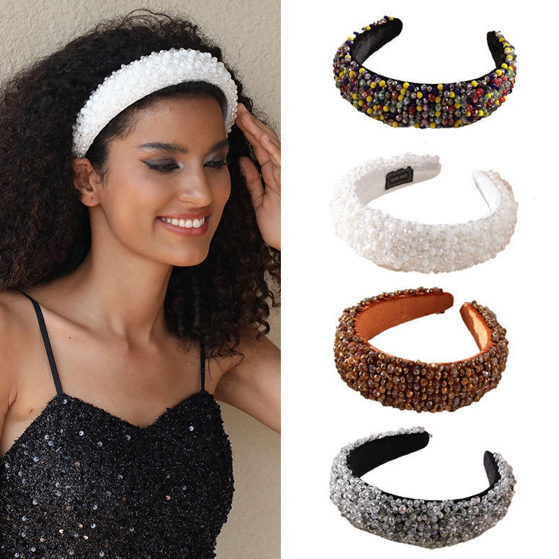 Fashionable Baroque handmade beaded crystal hair accessories