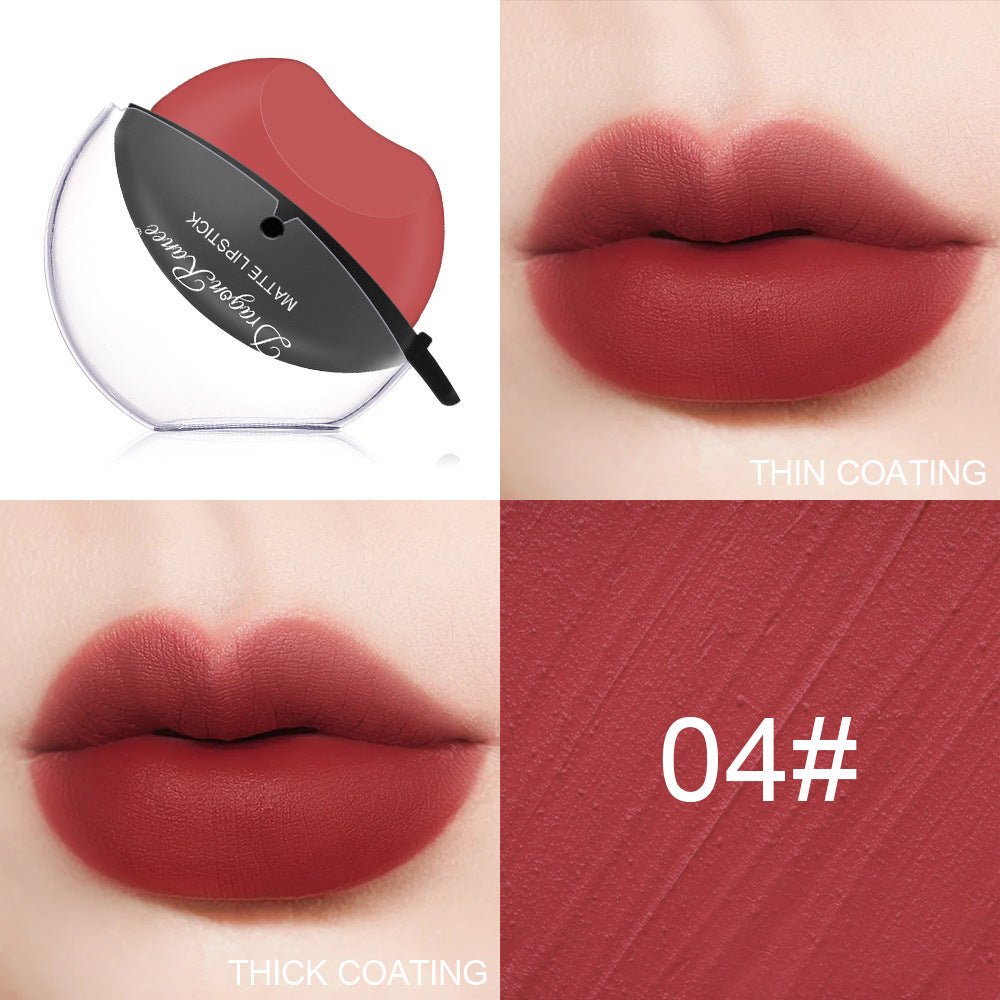 Sip Into Makeup Lazy Lip Lipstick Lipstick Is Not Easy To Fade Matte Makeup Effect Matte Lipstick Big Red Lipstick