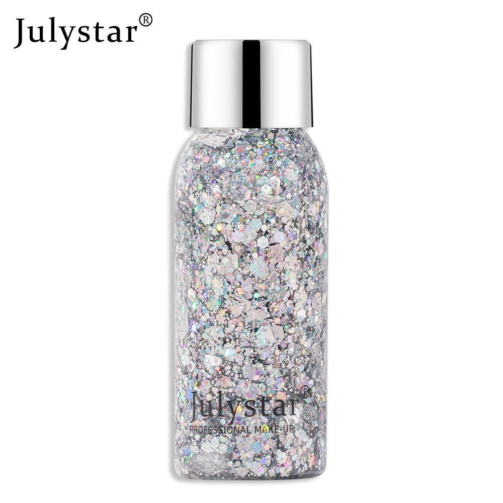 Julystar Broken Diamond Glitter Powder Cross-Border Pop Show Stage Night Club Makeup Sequins Eye Shadow Makeup