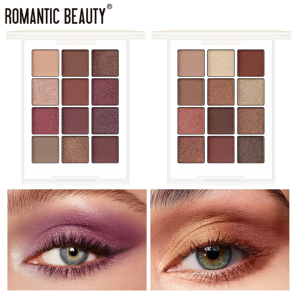 Romantic Beauty Makeup For Eye Ins Hot Sale Eye Shadow Disk 12 Color Eye Shadow