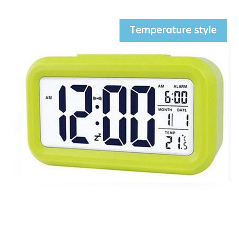 Smart Clock Charging Silent Sleepy Electronic Alarm Clock Intelligent Nightlight Creative Student Digital Alarm Clock