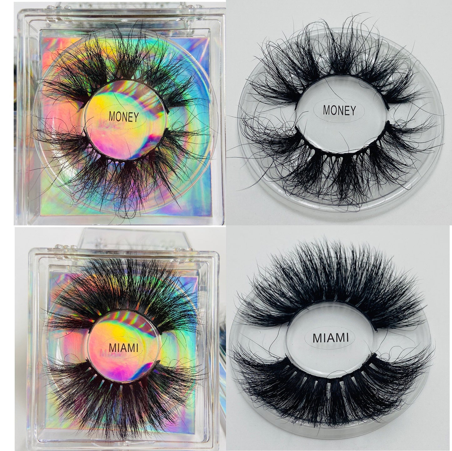 Fluffy Eyelashes 8D 25mm Mink Eyelashes 27mm Long Thick Net Red False Eyelashes