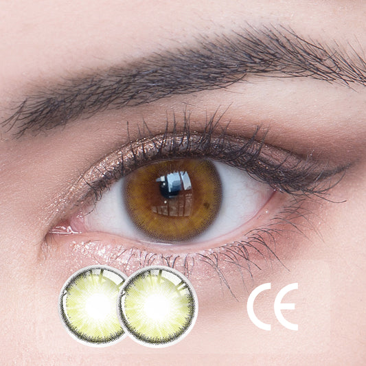 1Pcs CE  Certificate Eyes Beautiful Pupil Colorful Girl Cosplay Contact Lenses Green