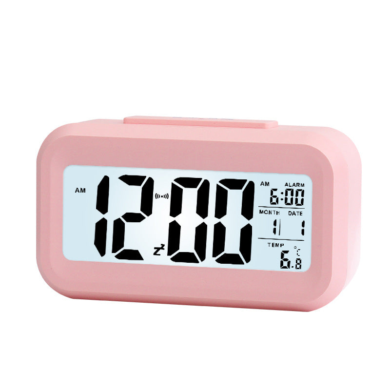 Smart Clock Charging Silent Sleepy Electronic Alarm Clock Intelligent Nightlight Creative Student Digital Alarm Clock