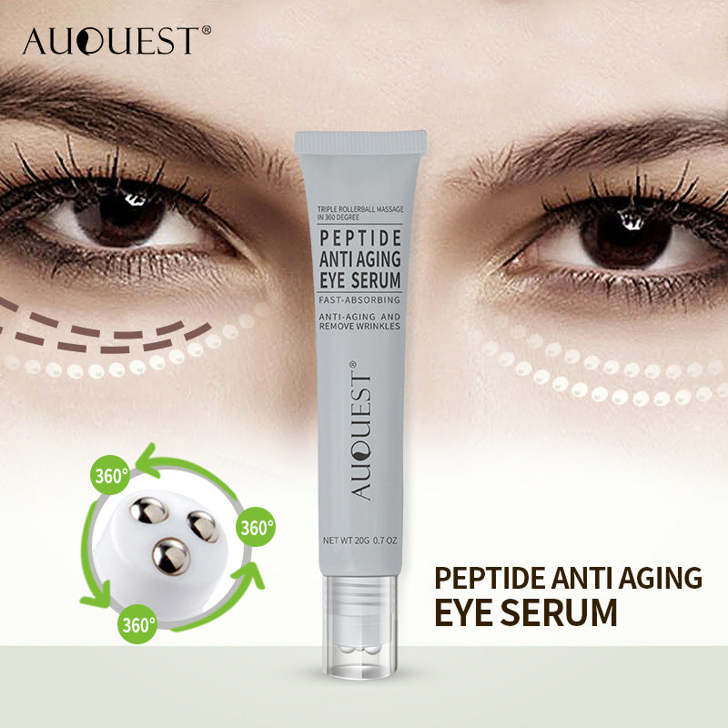 AUQUEST Polypeptide Eye Serum Cream Collagen Roller Eye Cream Massage Stick Dilute Eye Bag Eye Cream