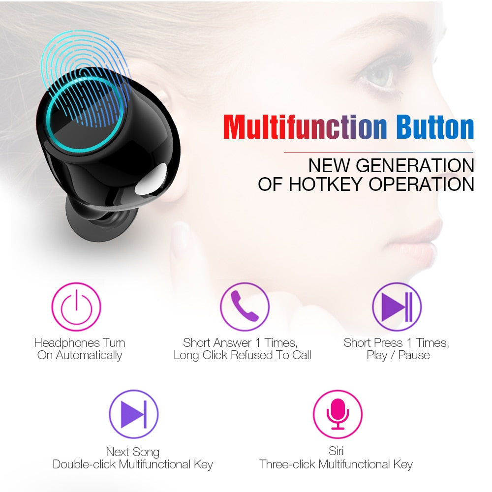 S7 Bluetooth Wireless Earbuds