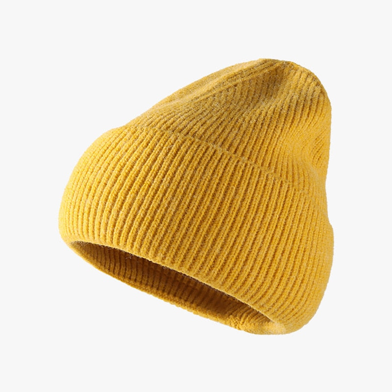 Outdoor knitted warm beanie