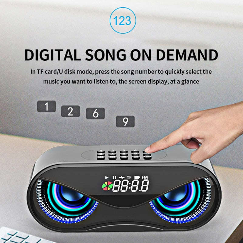 M6 Cool Owl Design Bluetooth Speaker