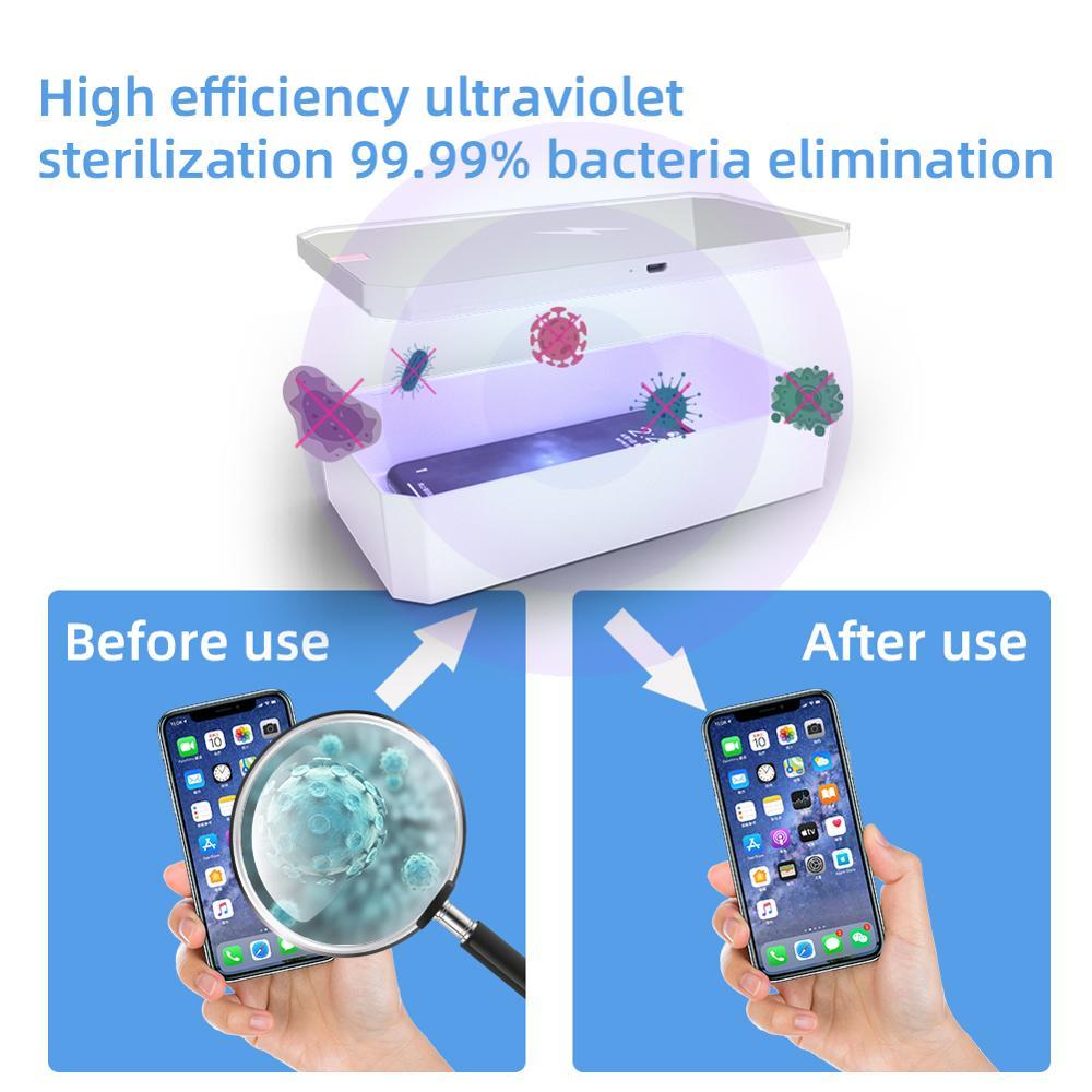 UV Sterilize 10W Wireless Mobile Phone Disinfection Box