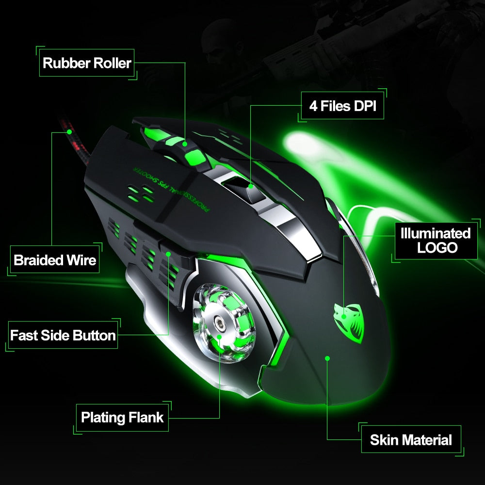 Pro Gamer Gaming Mouse 8D