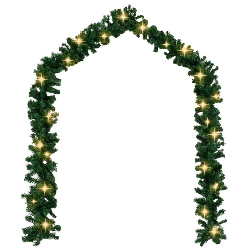 Christmas Garland with LED Lights 32.8'