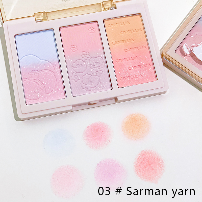 Cha Li Hua Nai three color contouring powder tray