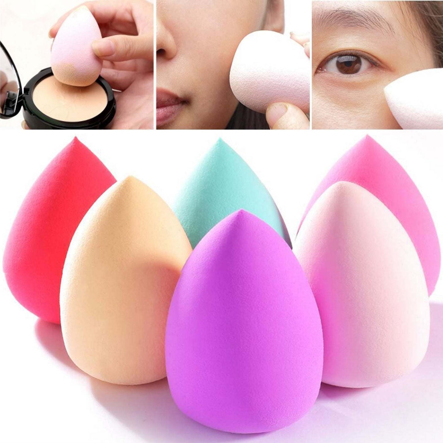 Good Living In Style Makeup Applicator 6 Piece Sponge Set