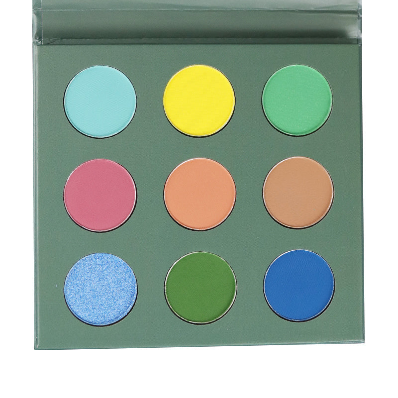 9-Color Summer Oil Painting Garden Eyeshadow Palette Makeup Palette for Eyes Cruelty-Free