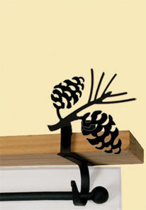 Pinecone - Curtain Shelf Brackets