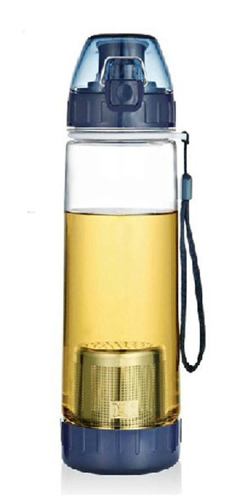 Blue Filter Sport Water Bottle Narrow Mouth Water Jug