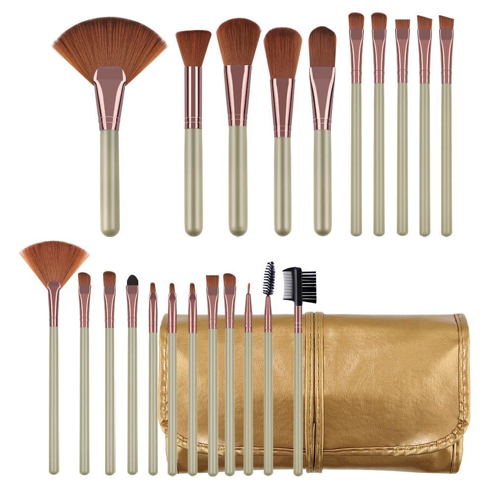 22pcs gold brushes set