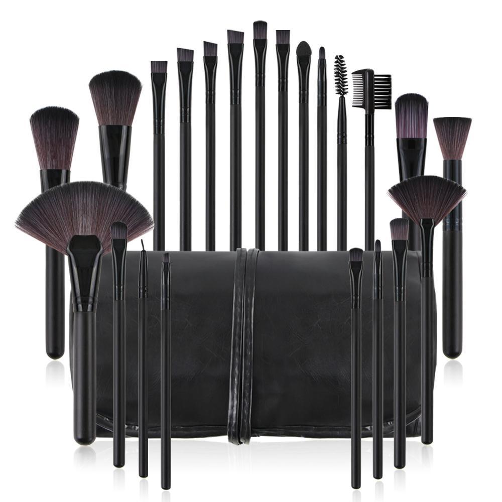 22pcs blackbrushes set with bag