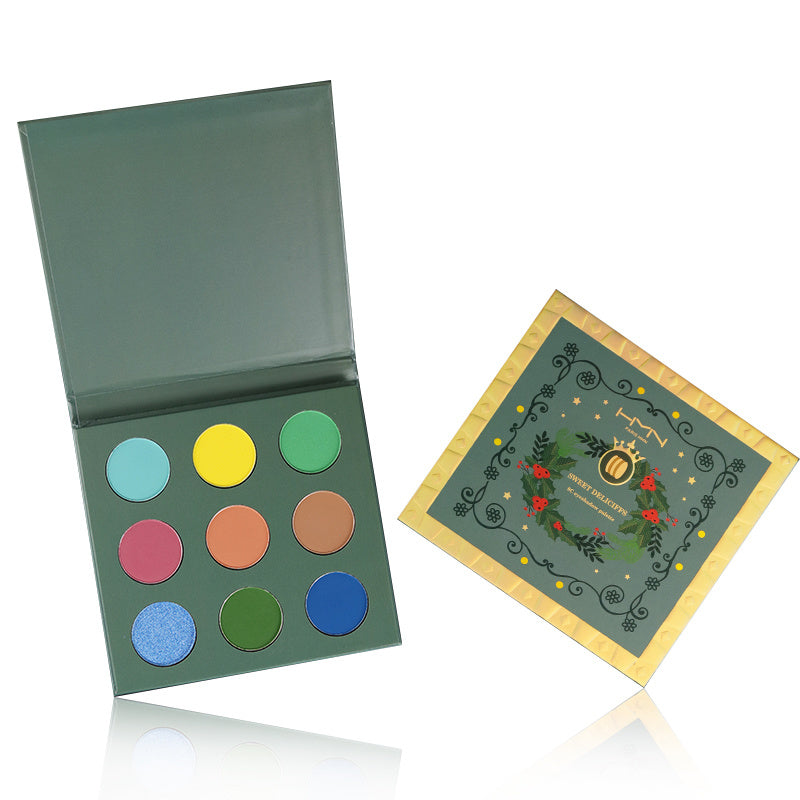 9-Color Summer Oil Painting Garden Eyeshadow Palette Makeup Palette for Eyes Cruelty-Free