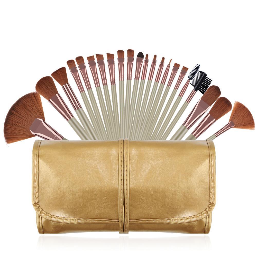 22pcs gold brushes set